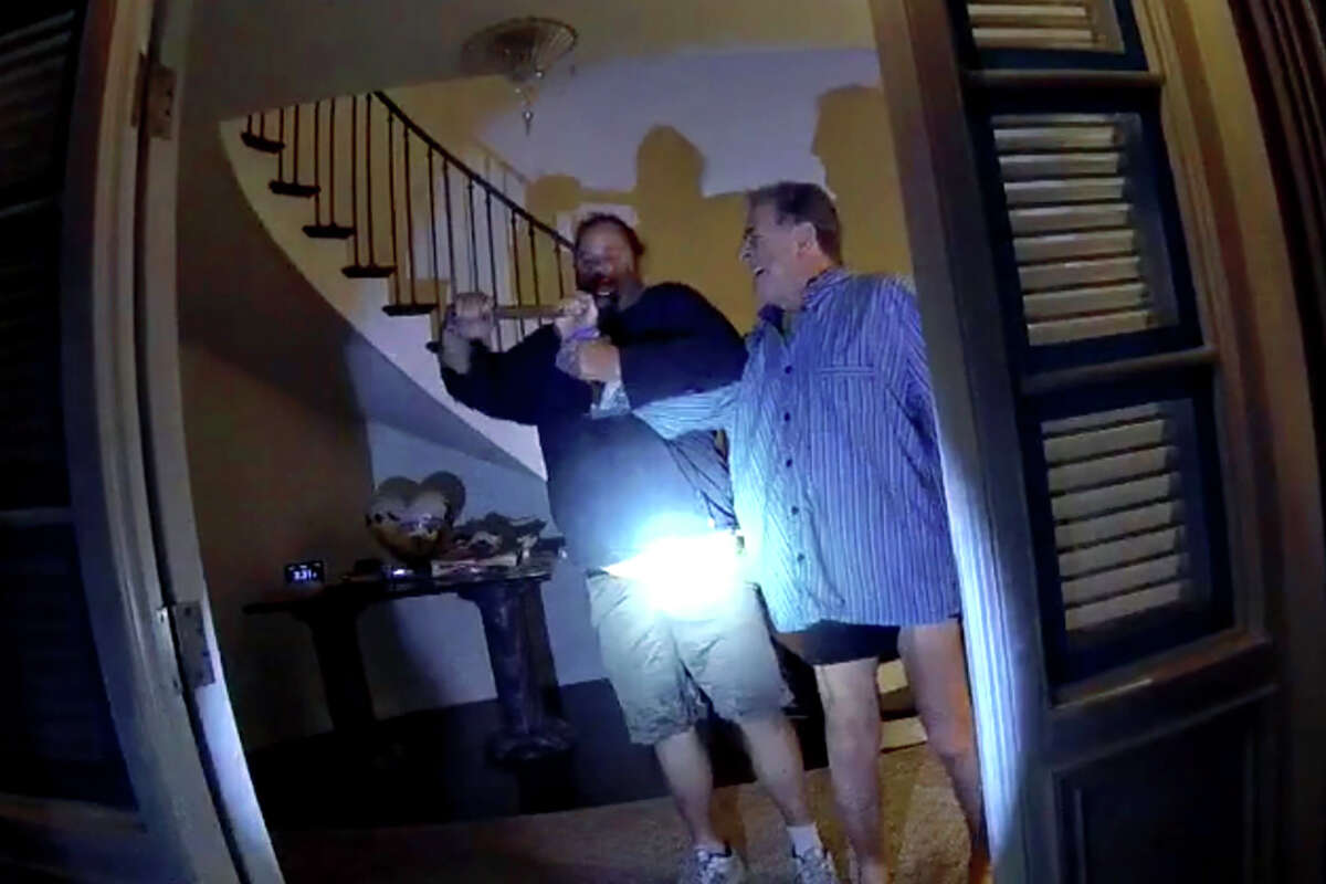 Body-camera footage captured what happened after San Francisco police officers arrived at the Pacific Heights home of Nancy and Paul Pelosi just after 2 a.m. on Oct. 28, 2022.