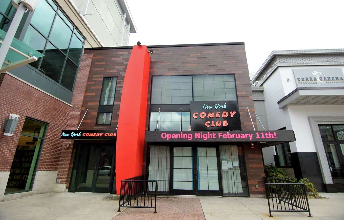A view of New York Comedy Club located at Stamford Town Center in Stamford, Conn., on Friday January 27, 2023. Opening night of the club will be on February 11th.