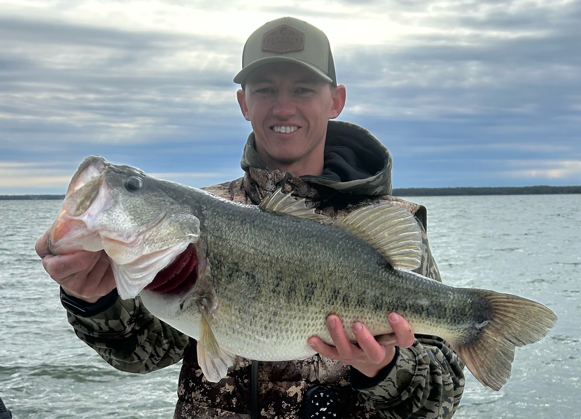 More than a mouthful: Bass guide reels in a surprise catch