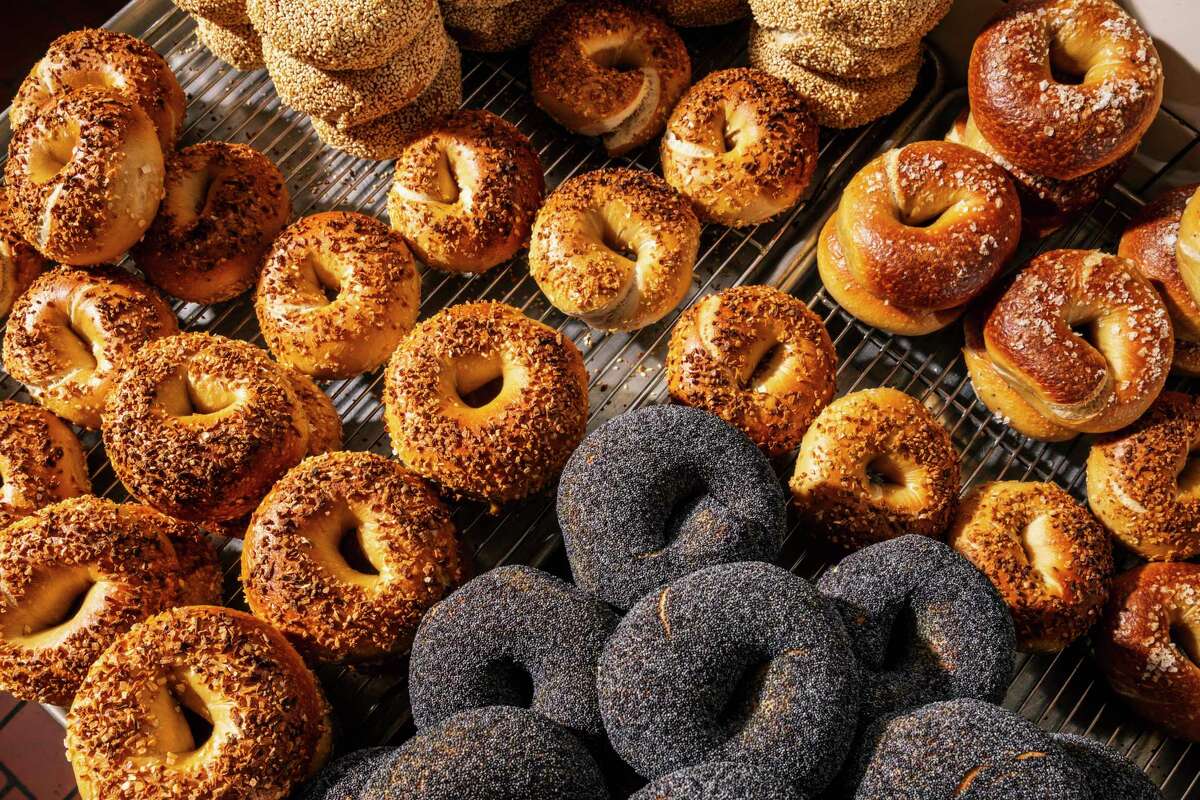 Freshly made bagels by Poppy Bagels, which will open a brick-and-mortar location this week.