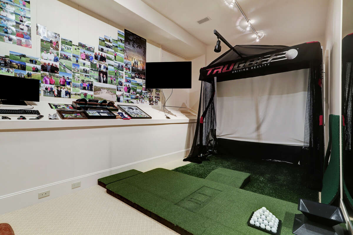 The golf simulator is negotiable