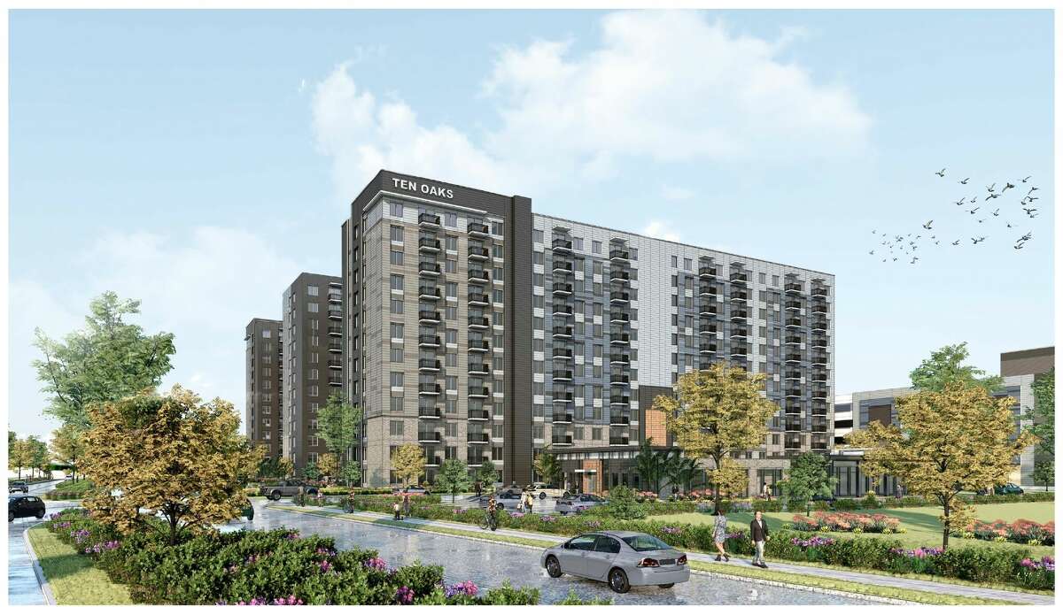 Developer Resia expects to begin leasing the 573-unit apartment community next quarter, with final construction slated for 2024. 