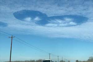 Photos: Strange UFO-like phenomenon spotted over Texas