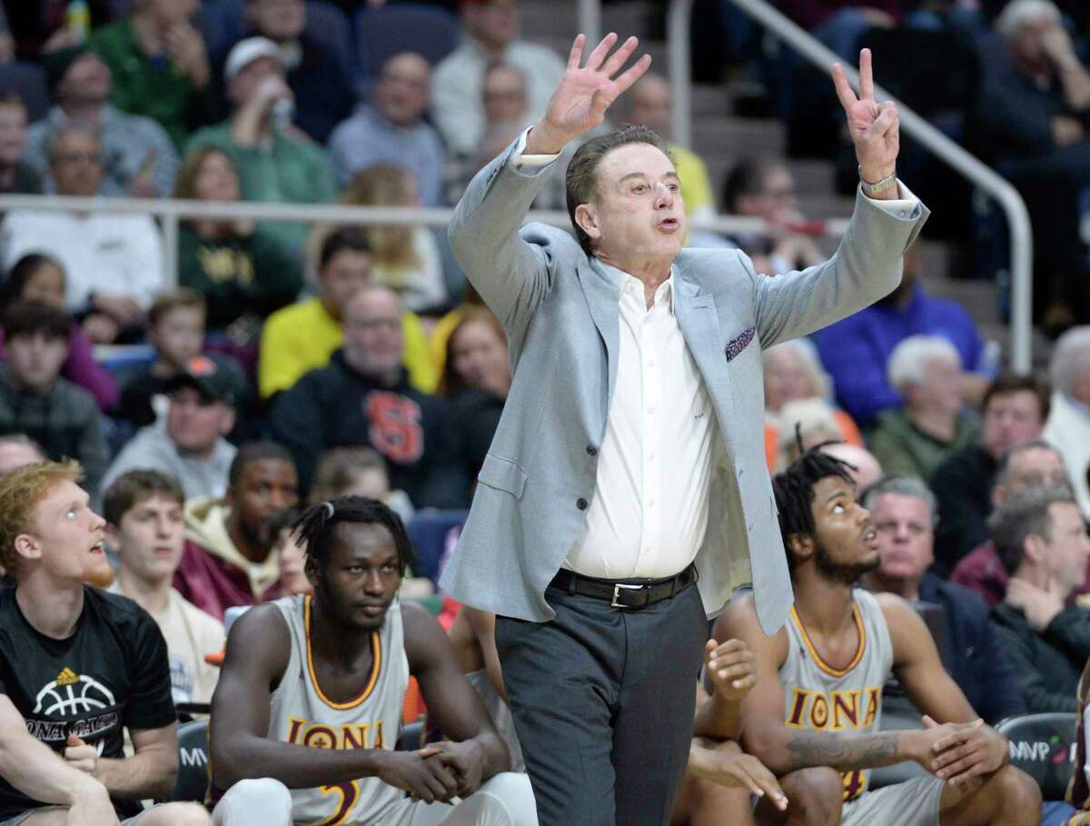 Iona head basketball coach Rick Pitino lost in his most recent trip to MVP Arena on Jan. 27 but will return there for the first round of the NCAA Tournament on Friday.