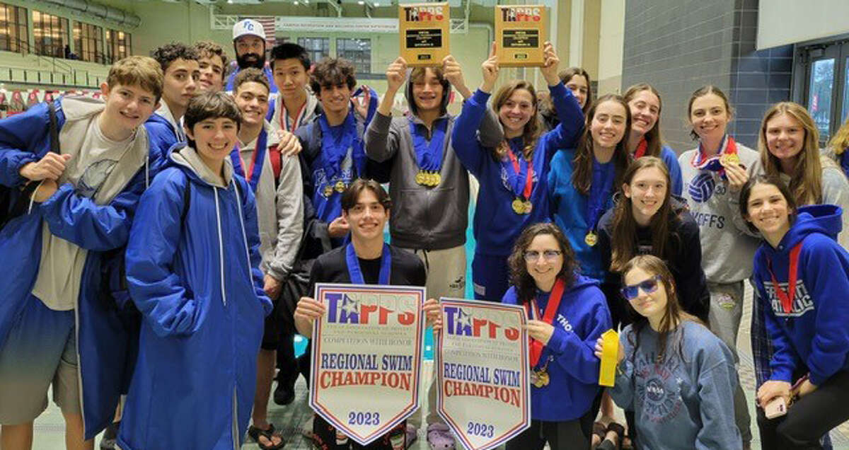 The Spring Frassati Catholic girls and boys swimming teams swept the TAPPS 2023 Division II Eastern Regional Championships.