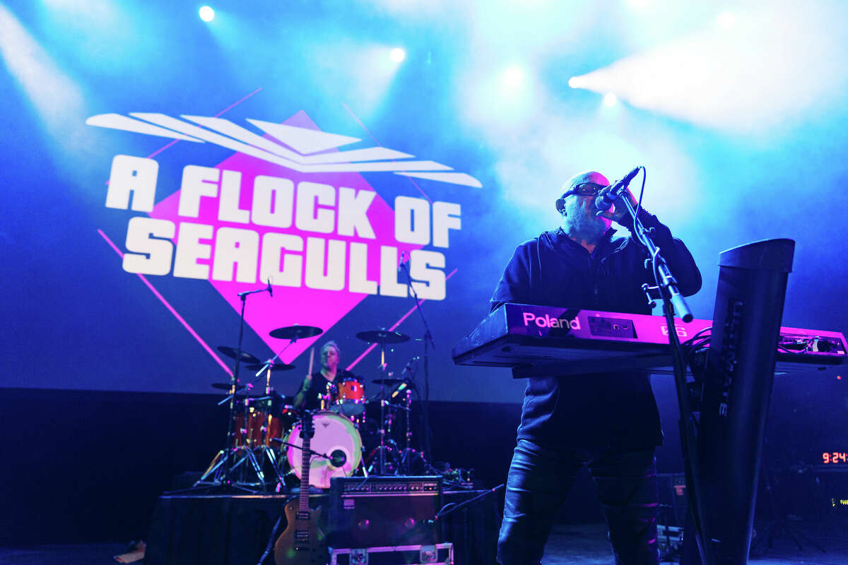 A Flock of Seagulls performed at the Aztec Theatre in San Antonio on Friday, January 27, 2023. 