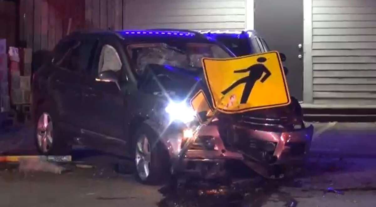 car crash in houston texas last night