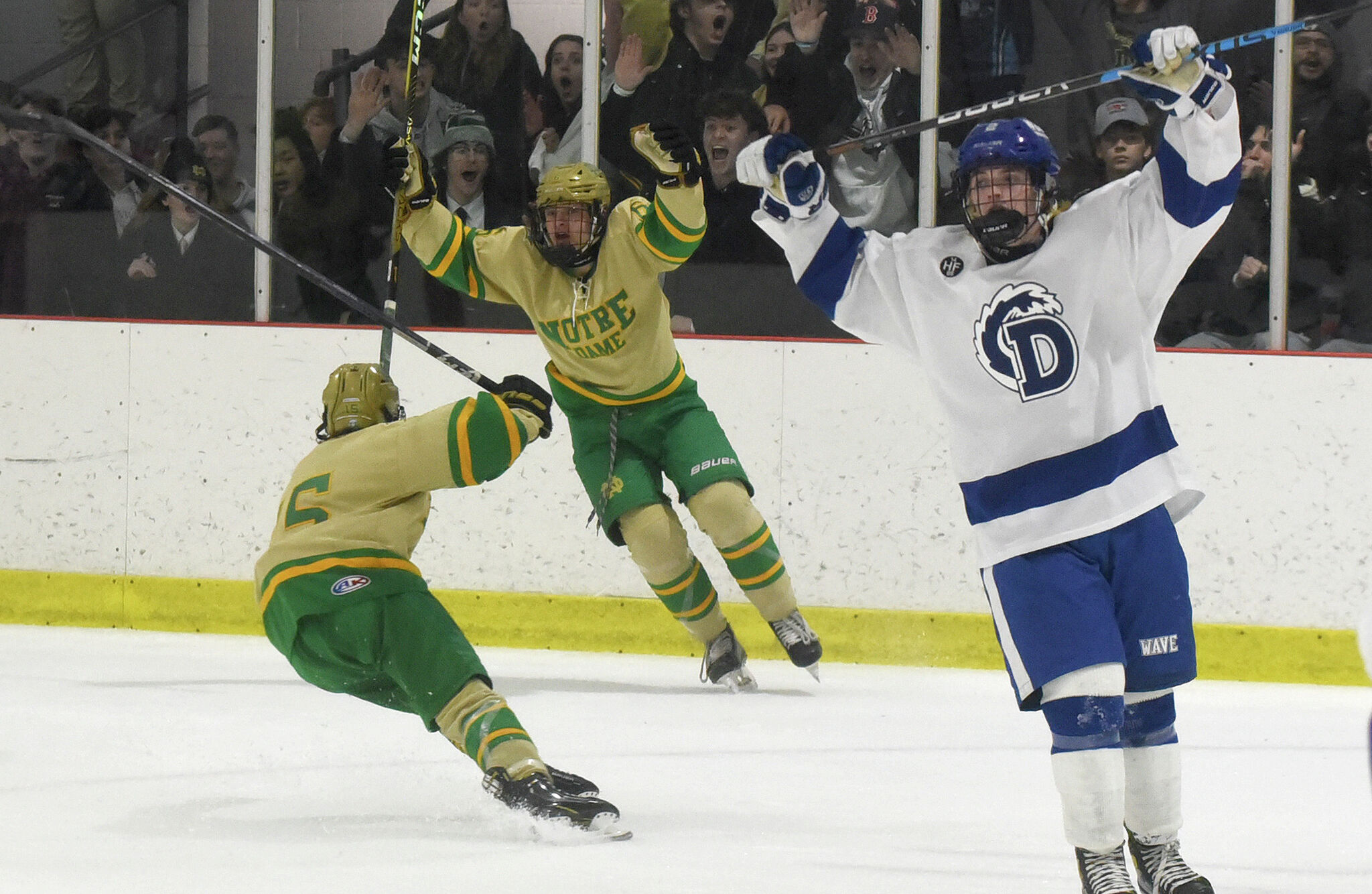 No. 1 Notre Dame-West Haven Holds Off No. 2 Darien In CIAC DI Hockey ...