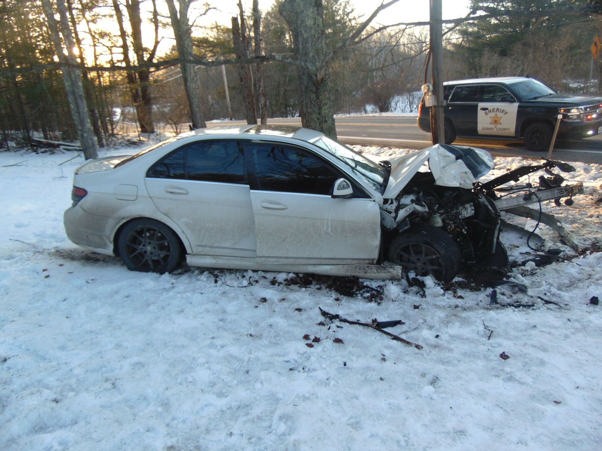 Man found miles away after Westerlo crash, sheriff says