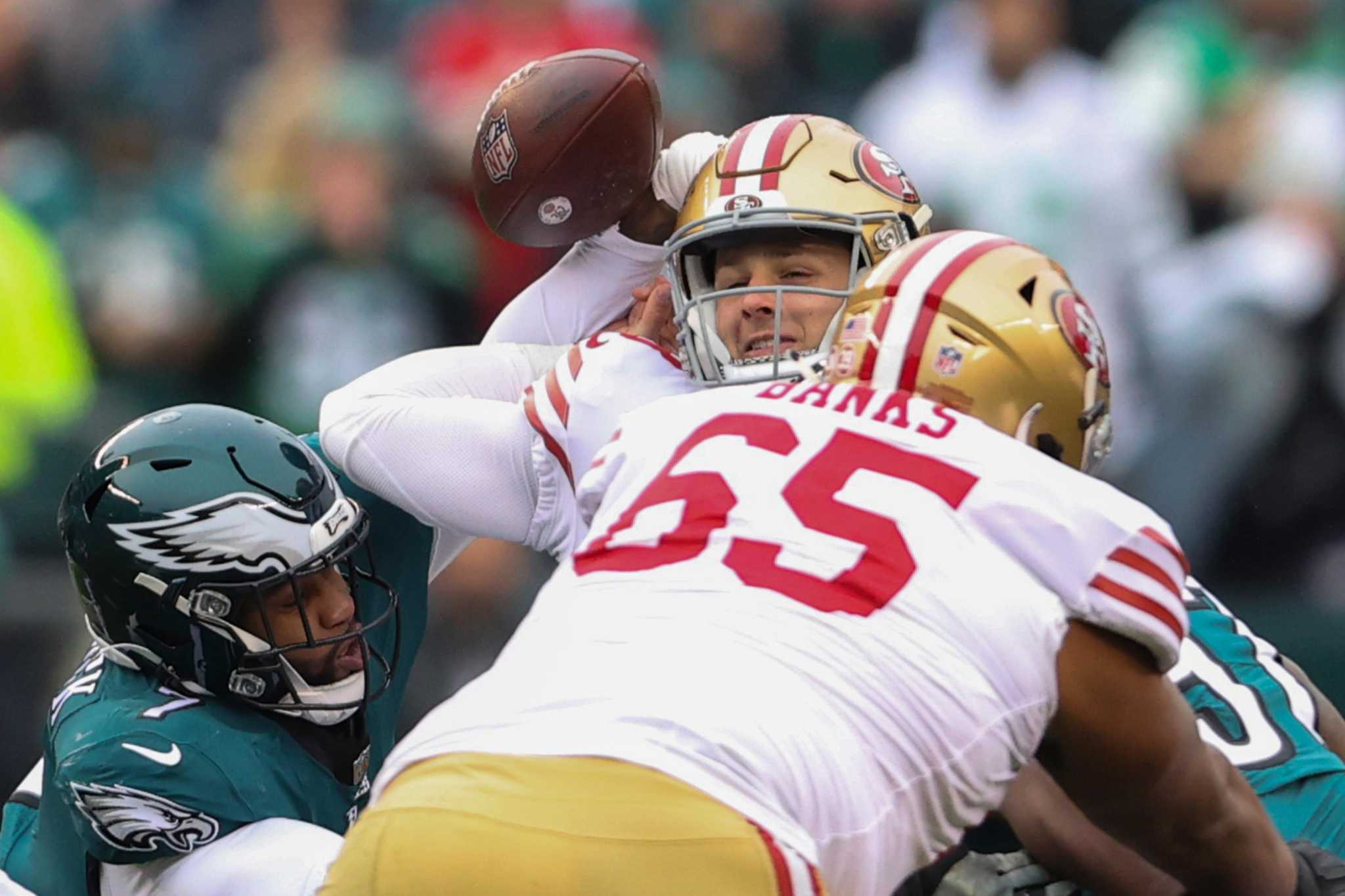49ers were bullied and beaten by Eagles, fall in NFC Championship game
