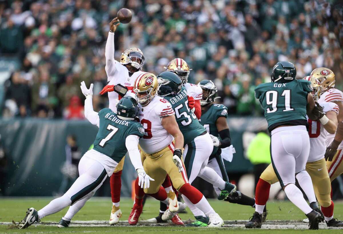 49ers Eagles Live Updates Niners Fall In NFC Championship Game