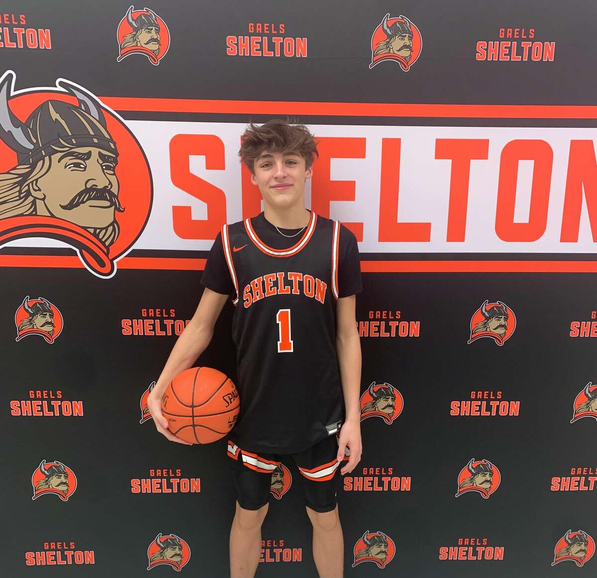Shelton's Lucas Pivovar made a pair of free throws with 1.4 seconds left in a tie game in overtime to help Shelton go on to defeat Career 59-55 on Jan. 27, 2023. Pivovar finished with 22 points.