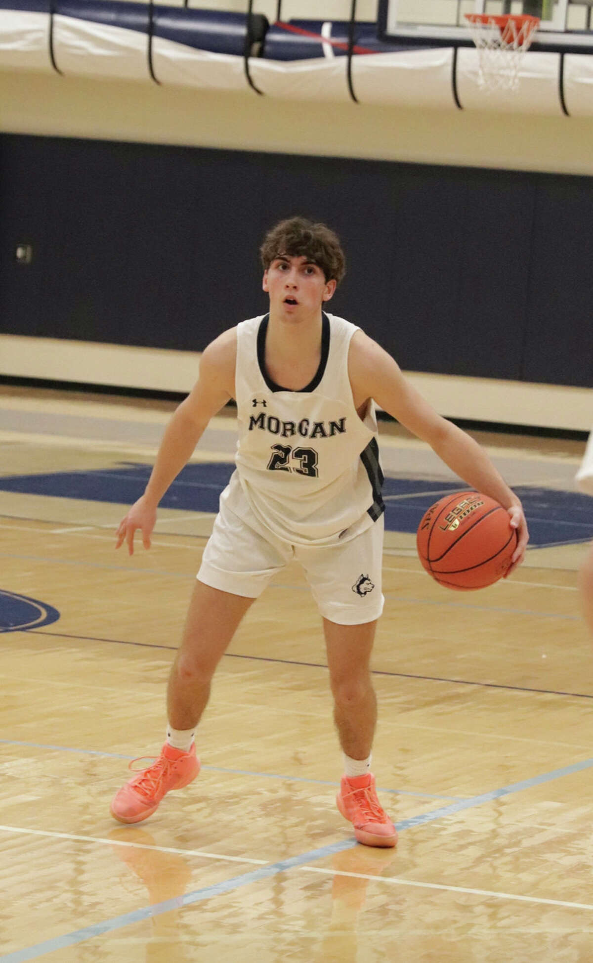 Eddie Dwake from Morgan scored 24 points in the 52-38 win over Westbrook and added 20 more in the 74-55 win over Hale-Ray.