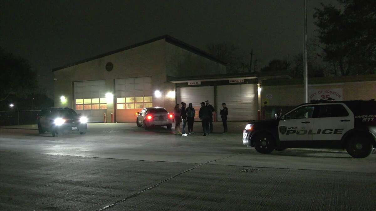 Emergency responders transported one person to the hospital early Monday with a gunshot wound after a vehicle made it to a fire station in south Houston after a drive-by shooting.