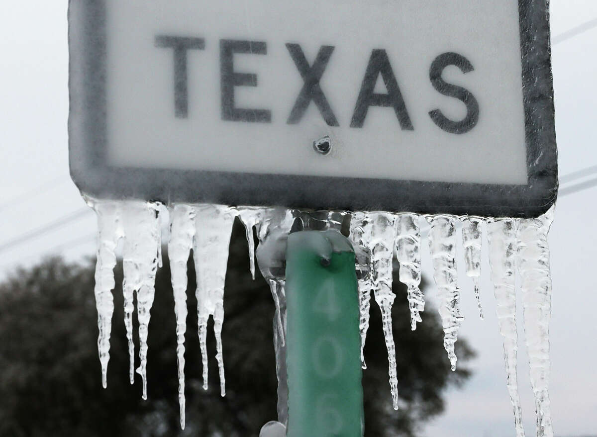 Several counties north of the Houston area may see icy road conditions and frigid temperatures starting Monday.