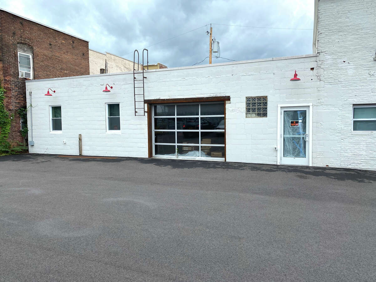A former garage behind a two-story residential building is home to the forthcoming restaurant Finn's at 40 River in Troy, being developed for a March opening by Joe and Kelly Proctor. They also own The Daisy Tacos + Tequila in Cohoes and Frankie Bird in Troy.