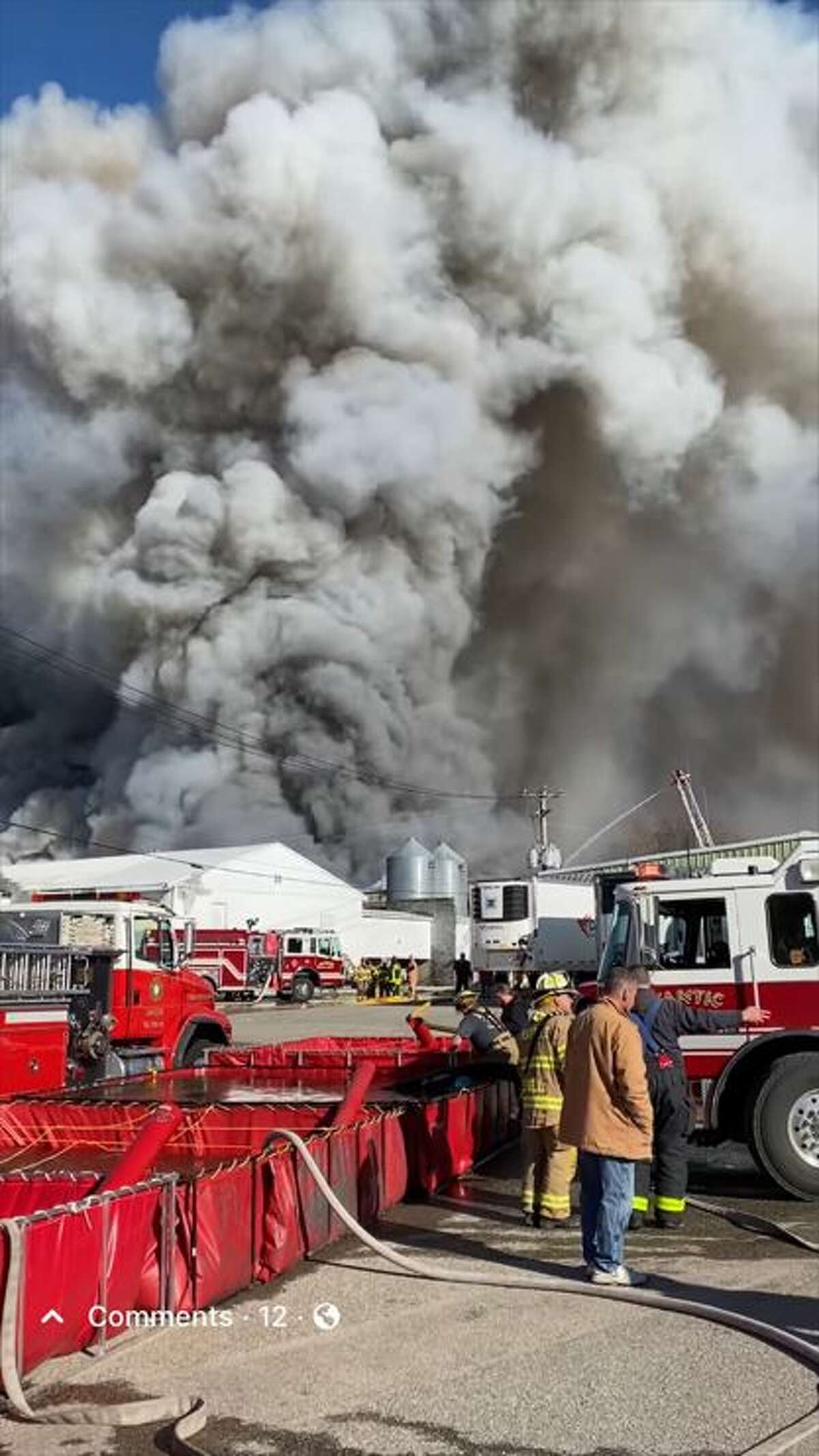 About 100,000 chickens killed in Bozrah egg farm fire, official says