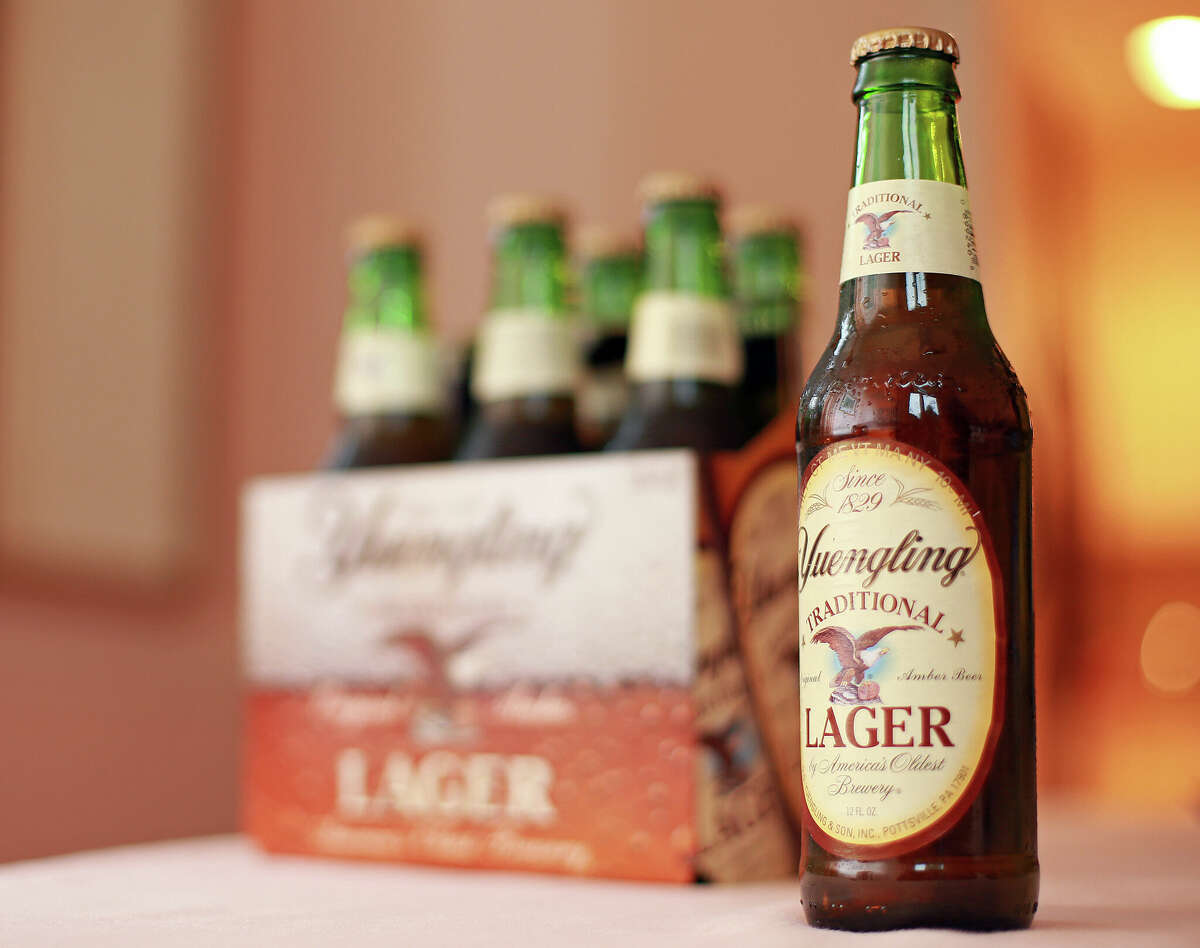 (Boston, MA 07/16/2014) Yuengling beer is one of the Pennsylvania brewery's products which is failing to take hold in the Boston market in spite of great promotional activity. Wednesday, July 16, 2014. Staff Photo by Matt West. (Photo by Matthew West/MediaNews Group/Boston Herald via Getty Images)