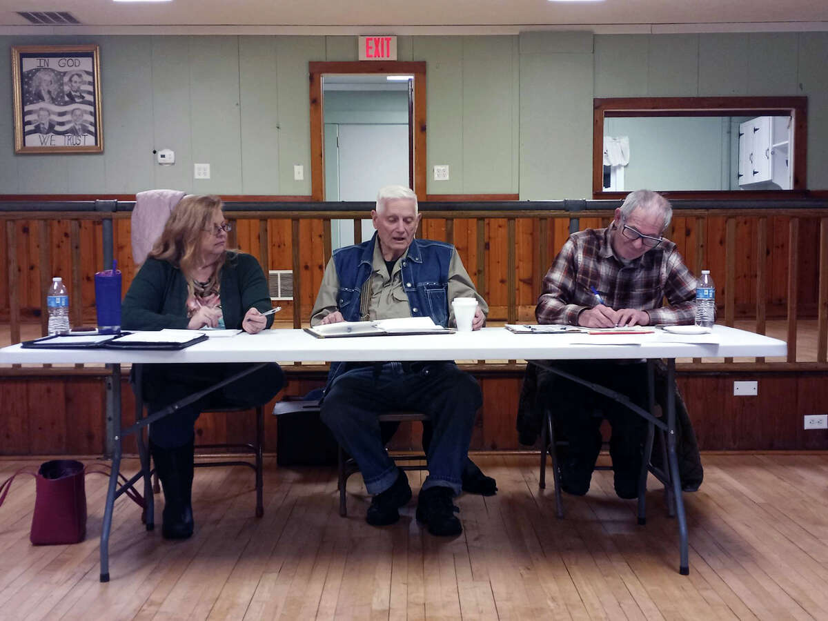 Township officers throughout Lake County gathered recently for the Lake County Township Association's quarterly meeting. Lori Jeffrey, George Supernois and Ernie Wogatzke serve on the board. 