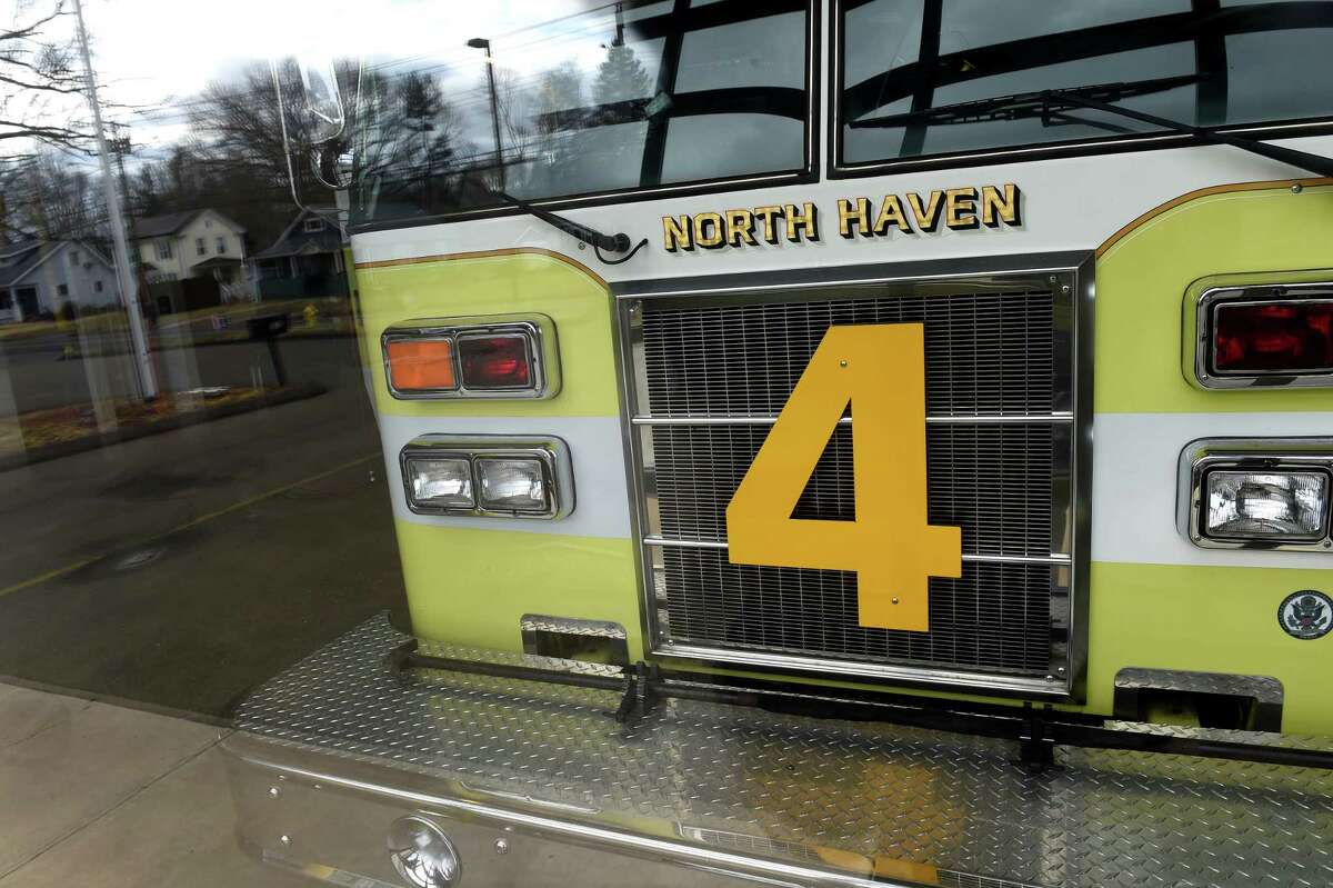 One of two engines at the North Haven Fire Department Montowese Company #2 photographed on January 31, 2023.