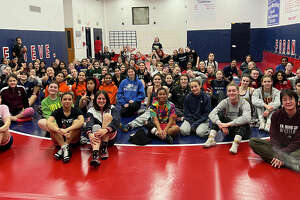 Connecticut girls wrestling tournament at Foran crowns 12 champs