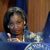 State Senate Majority Leader Andrea Stewart-Cousins holds a press conference to unveil a package of bills recommended by the New York Stretch Limousine Safety Task Force to improve limousine safety and protect passengers on Tuesday, Jan. 31, 2023, at the Capitol in Albany, N.Y.