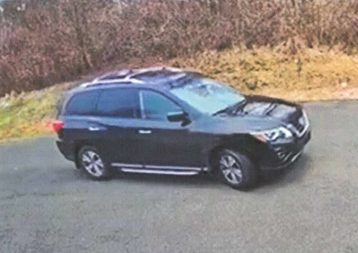 Police are investigating a burglary in Ridgefield that took place last week. This vehicle of interest was observed pulling into a neighbor's driveway, according to police. 