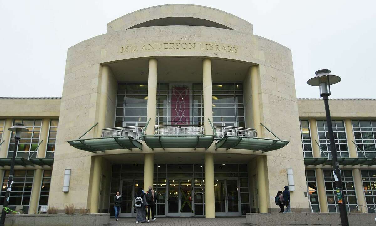 The M.D. Anderson Library at University of Houston campus on Tuesday, Jan. 31, 2023 in Houston.