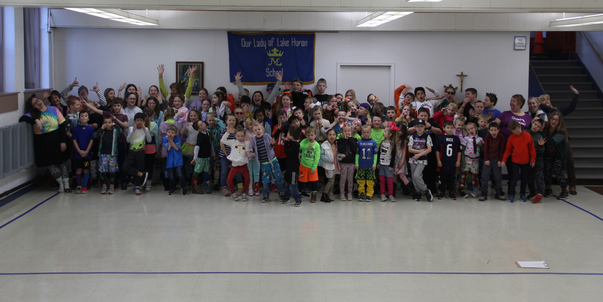 Students of OLLH show school spirit during Catholic Schools Week