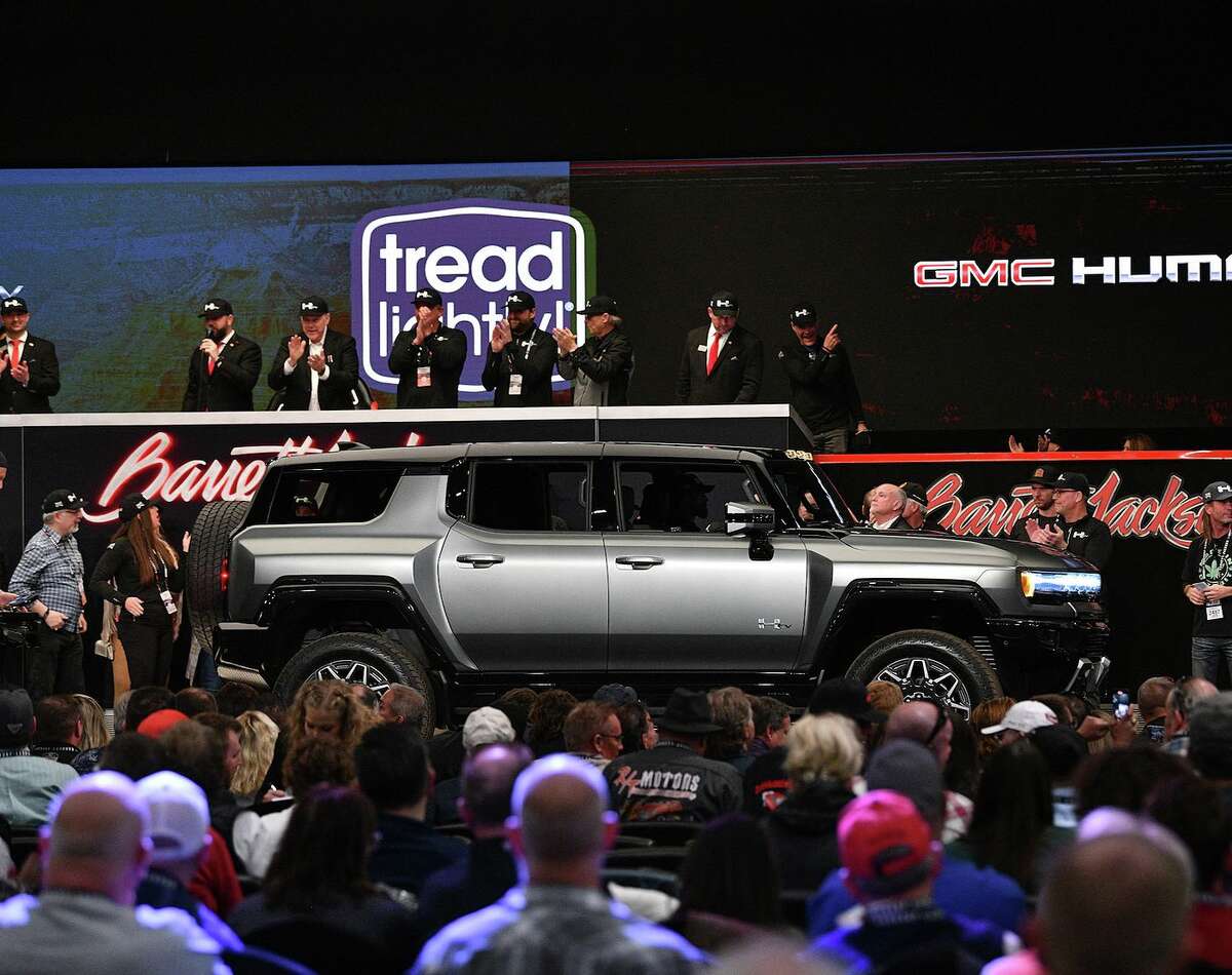First 2024 GMC HUMMER EV Edition 1 SUV Gavels For $500,000
