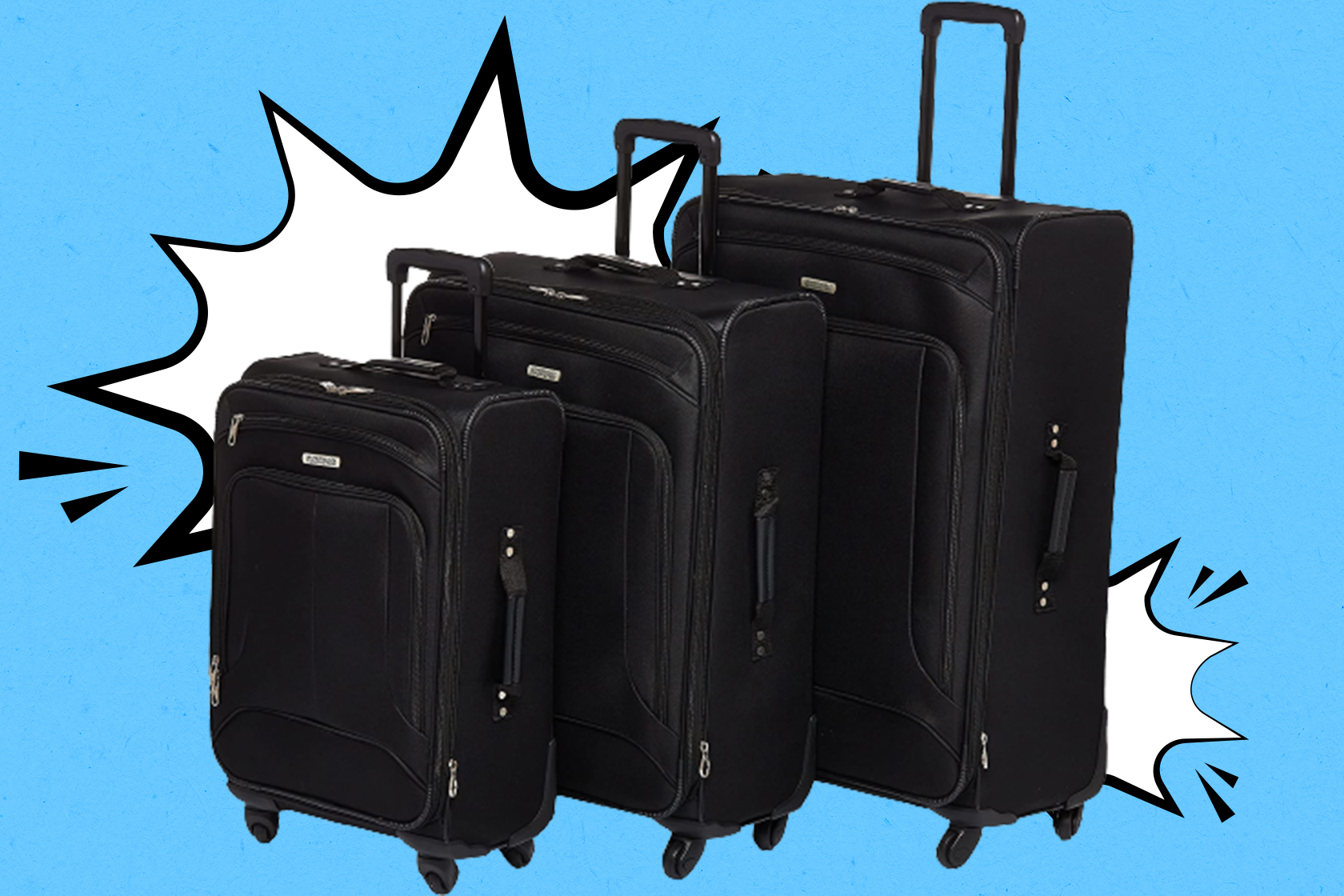 Gnide støbt Legepladsudstyr Snag a 3-piece American Tourister luggage set for 56% off on Amazon
