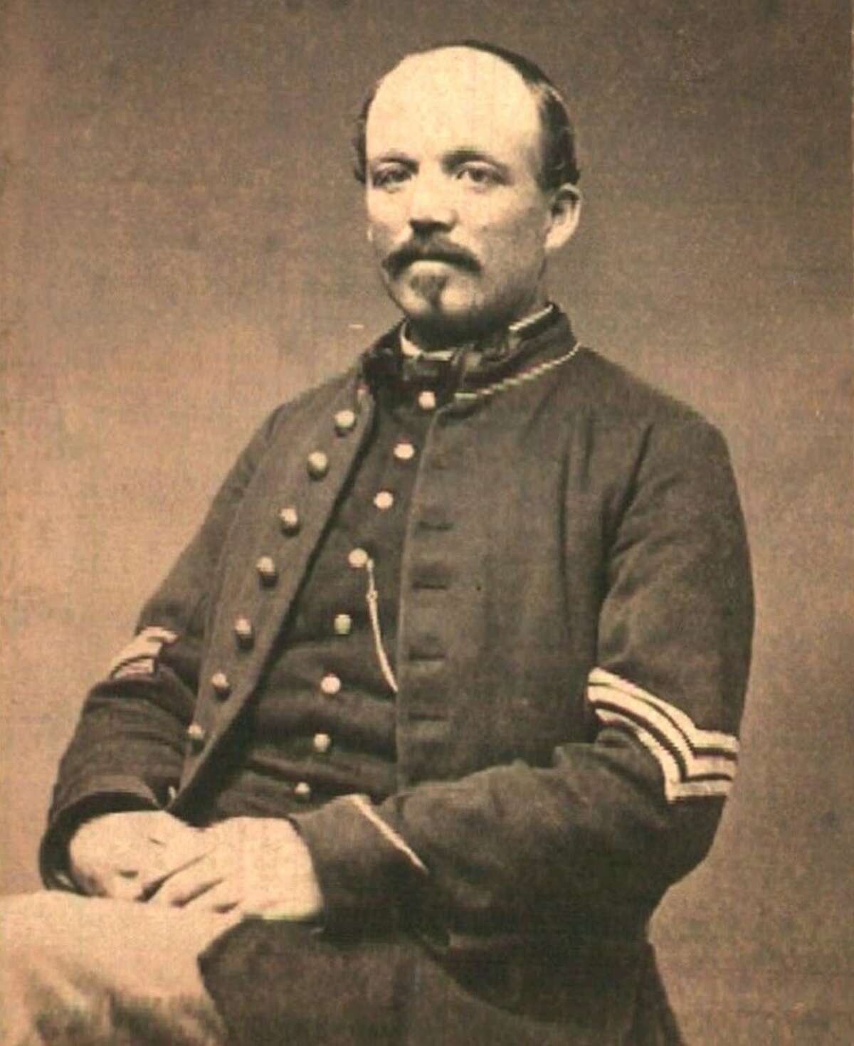 Sgt. Seth Plumb of the 8th Connecticut Volunteer Infantry.