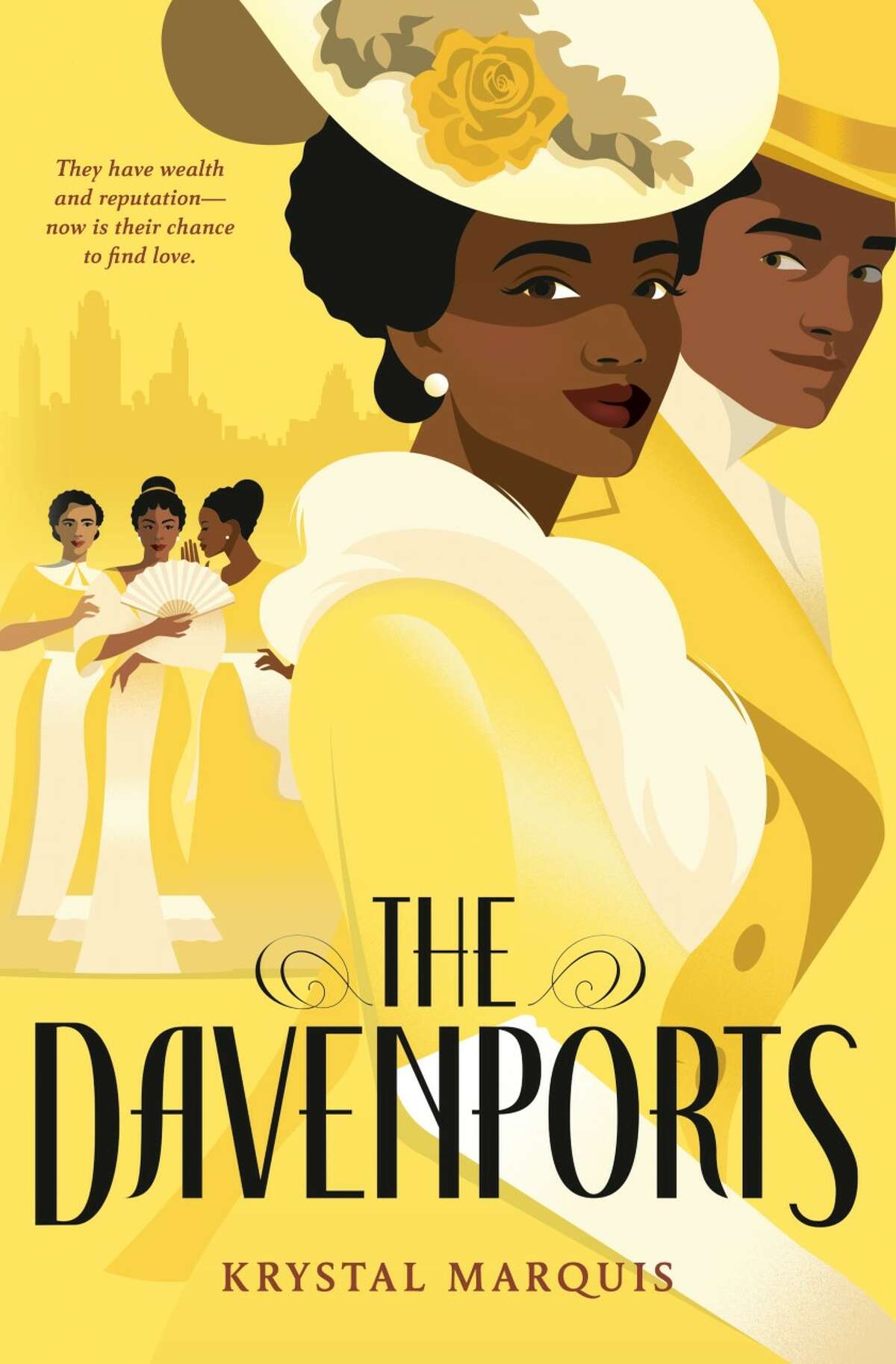 Theresa Evangelista and Deanna Halsall designed the cover of Krystal Marquis' book, "The Davenports." 