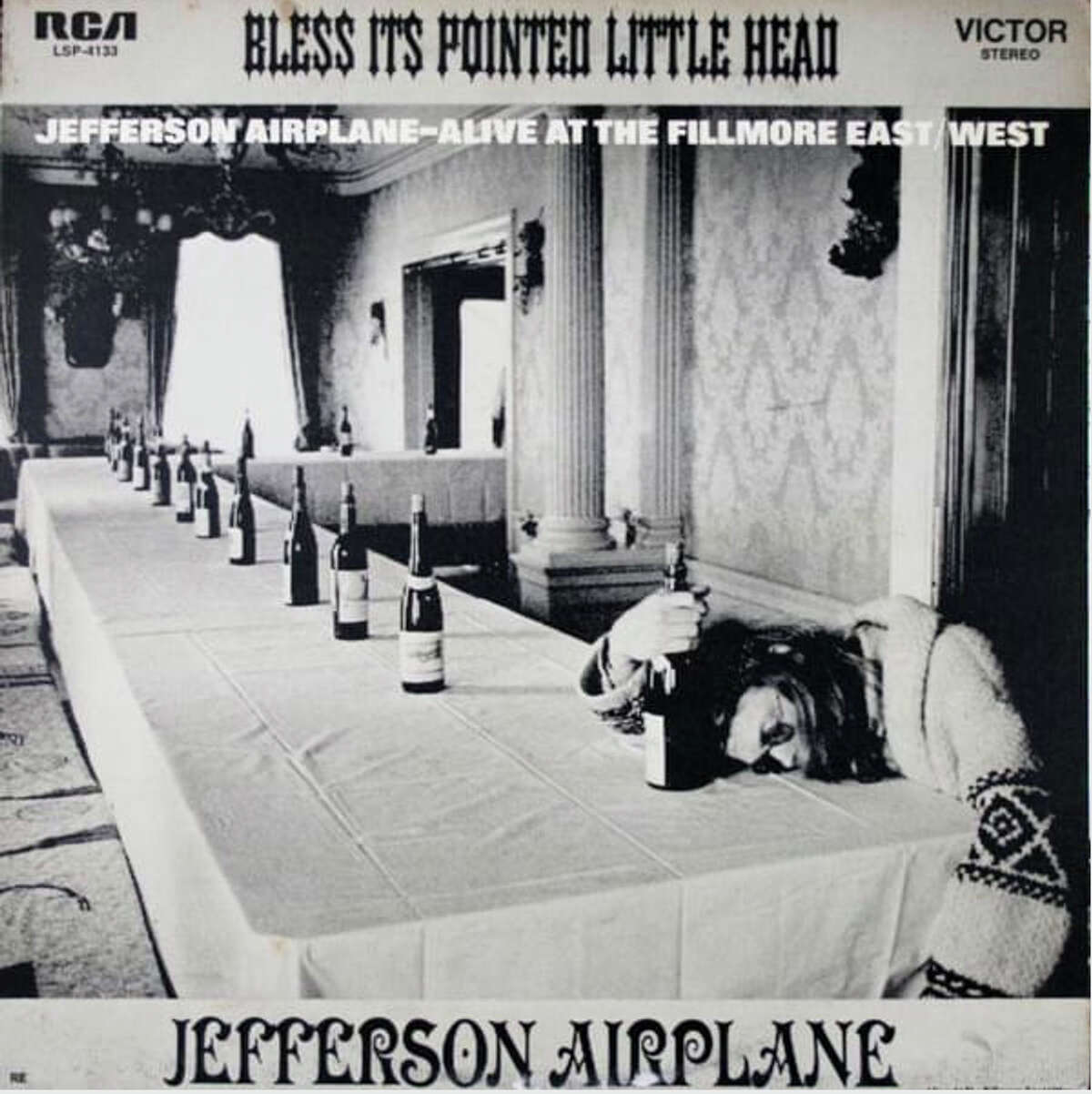 "bless his little pointy head," Jefferson plane, 1969.