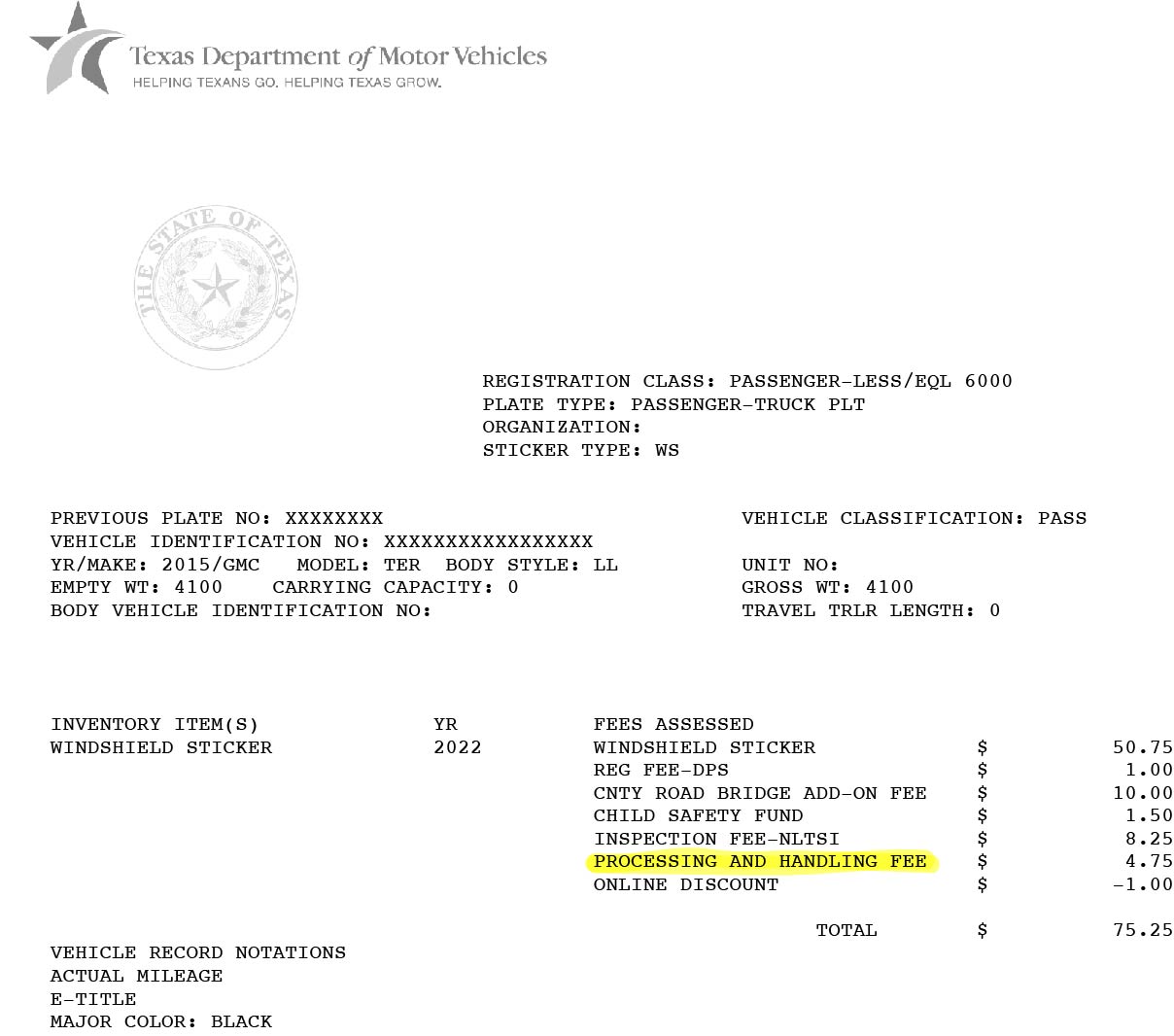 Texas vehicle registration fees Here's how it works in Harris County