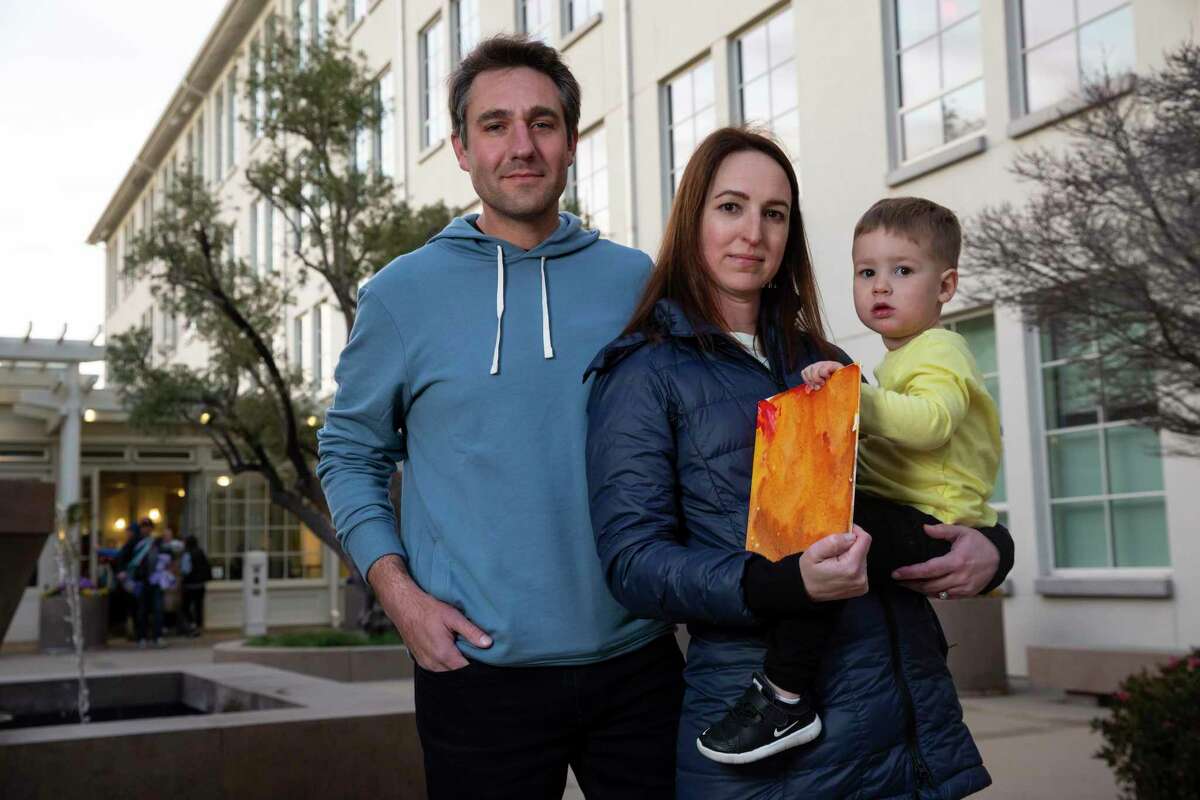 Christopher Dralla, Lisa Dralla and their son Alexander Dralla, 2, are among the families affected by the closure of the Bright Horizons Letterman Digital Arts Child Care Center, their son’s day care and preschool, in San Francisco.