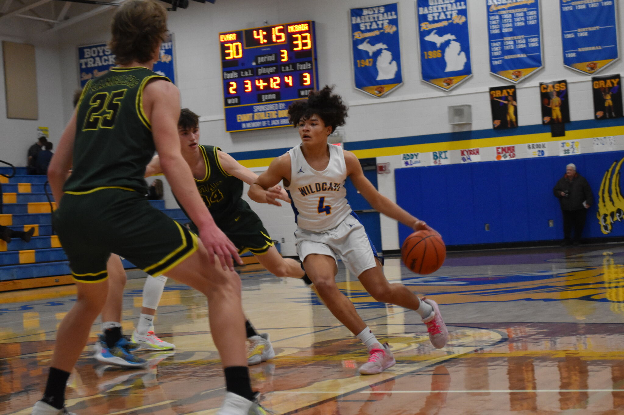 Evart boys basketball falls to taller McBain boys basketball