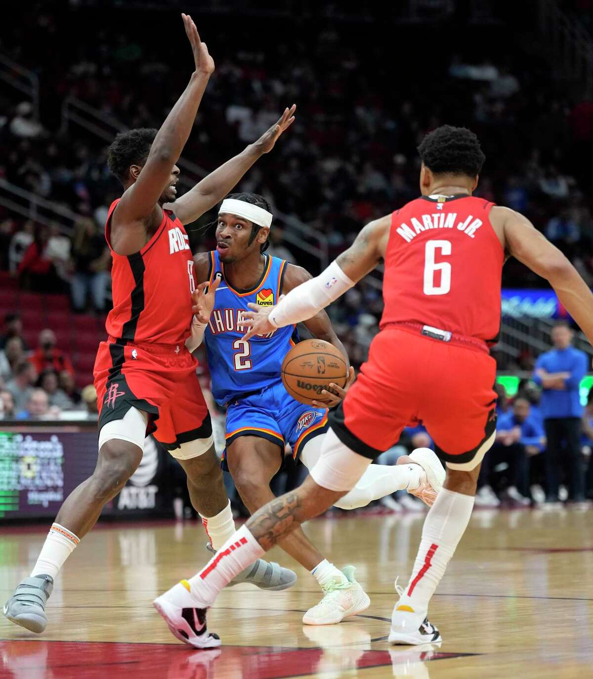 Houston Rockets Team downs Oklahoma City for second straight win