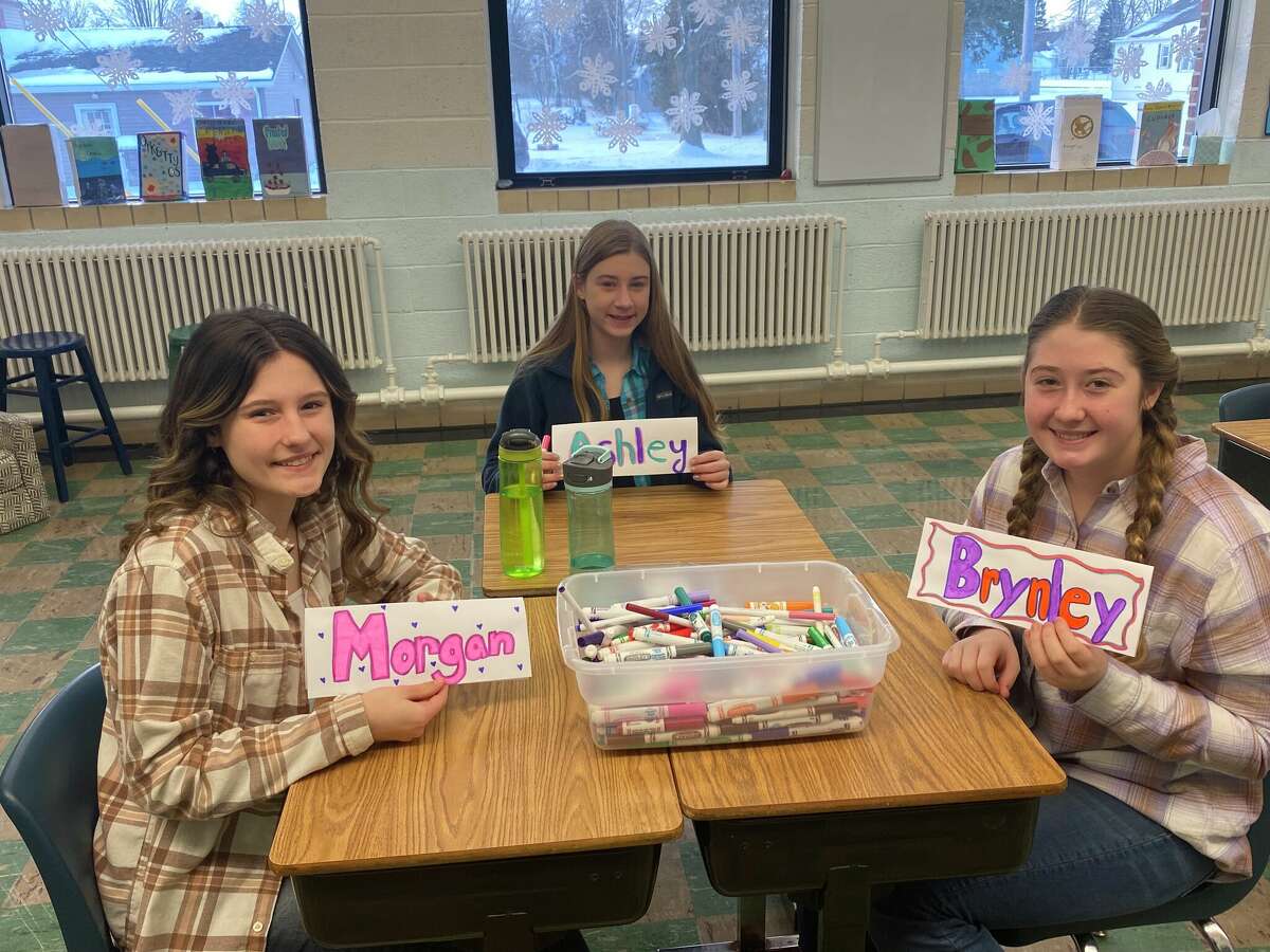 Eighth-graders get a break from their tough schoolwork.
