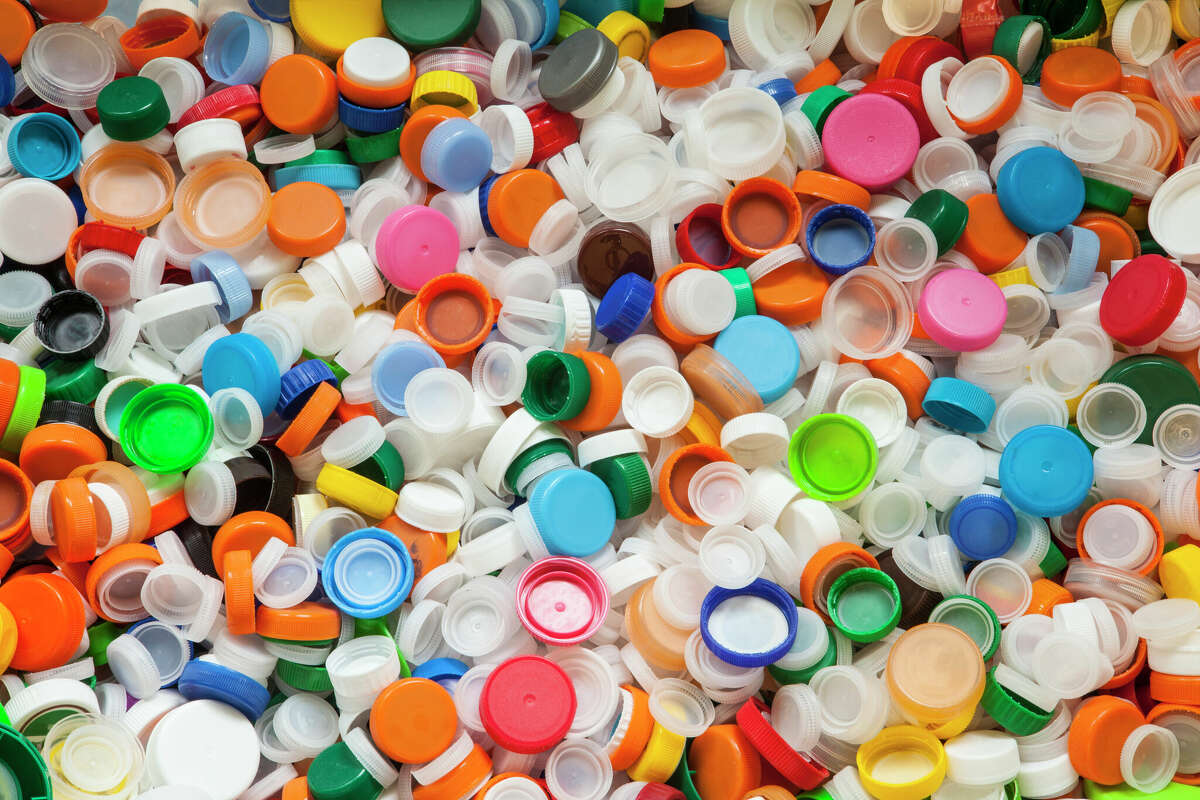 Scottsville is asking people to collect plastic lids and bottle caps to donate to the village for a park bench project. 