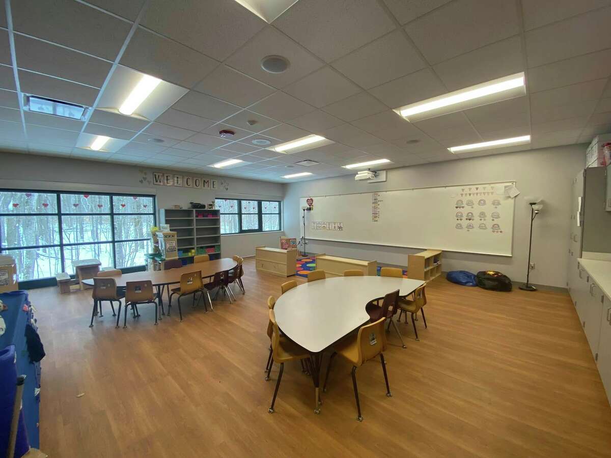 The newly completed early childhood wing at Lake Ann Elementary School will accommodate a growing population of preschool students. 