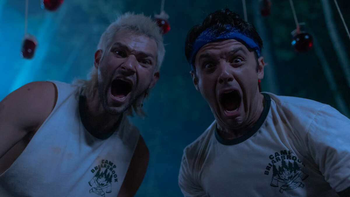 Still from Connecticut filmmaker Erik Bloomquist's new horror movie "She Came from the Woods." The movie will be released Feb. 10.