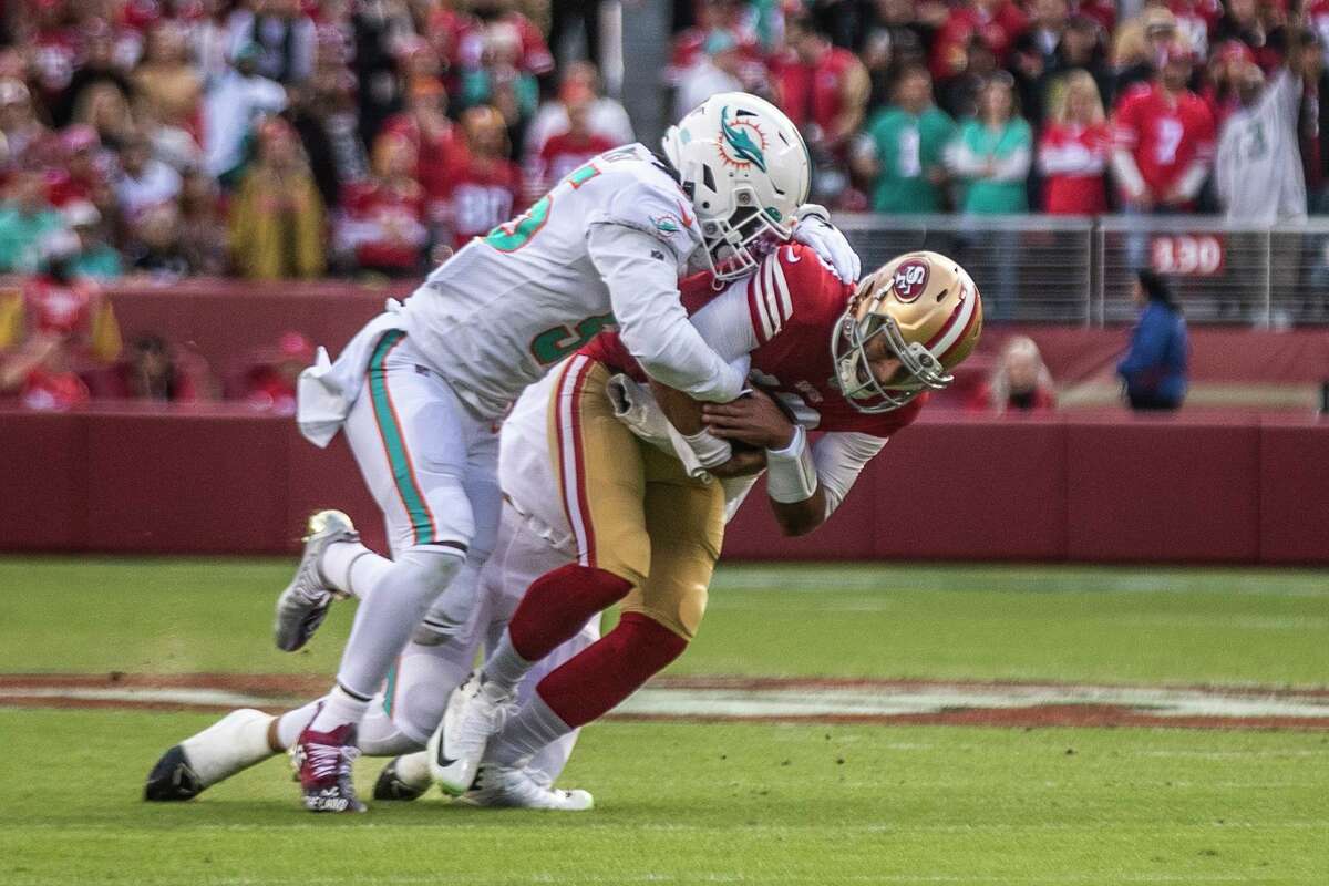 49ers unable to overcome quarterback injuries, miscues in disastrous 31-7  NFC Championship loss to Eagles