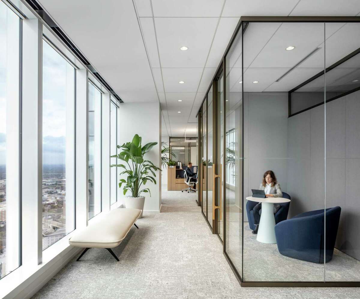 Flexible workspace includes bigger areas out in the open and small spaces meant for more privacy for one or two people.