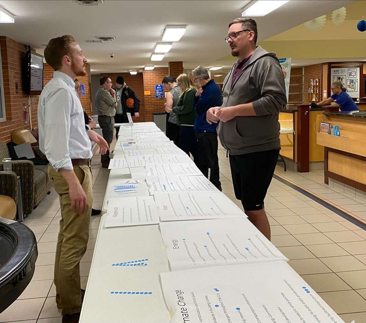 The Planning Commission hosted an open house at Greater Midland Community Center for its Master Plan to prioritize ideas from community members.