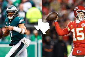 Mahomes, Hurts become first Texans to face off in Super Bowl