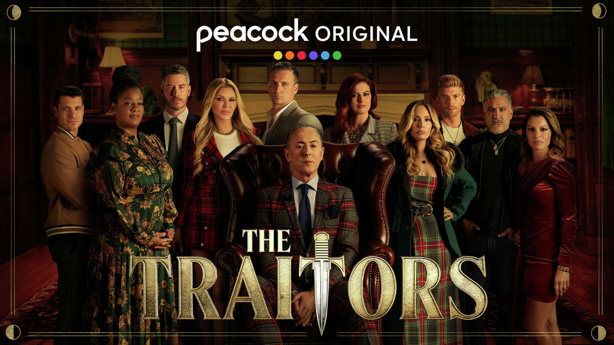 Promotional art for the Peacock original, "The Traitors."