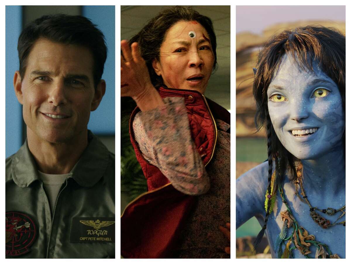 Top Gun: Maverick; Everything Everywhere All at Once; Avatar: The Way of Water