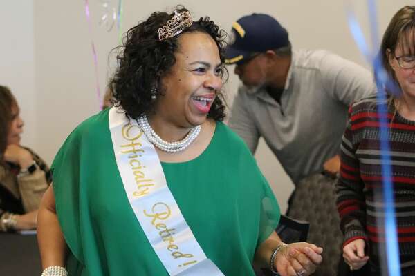 City of Beaumont Executive Assitant Angie Thomas celebrated her retirement at a party on Feb. 03 in the Beaumont Event Centre Tevis Room.