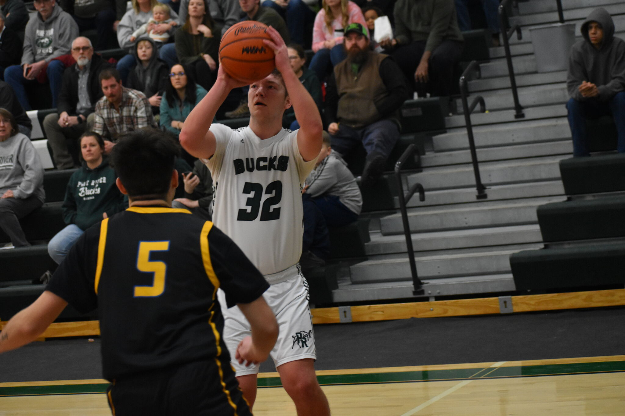 Evart boys basketball falls to Pine River in conference battle